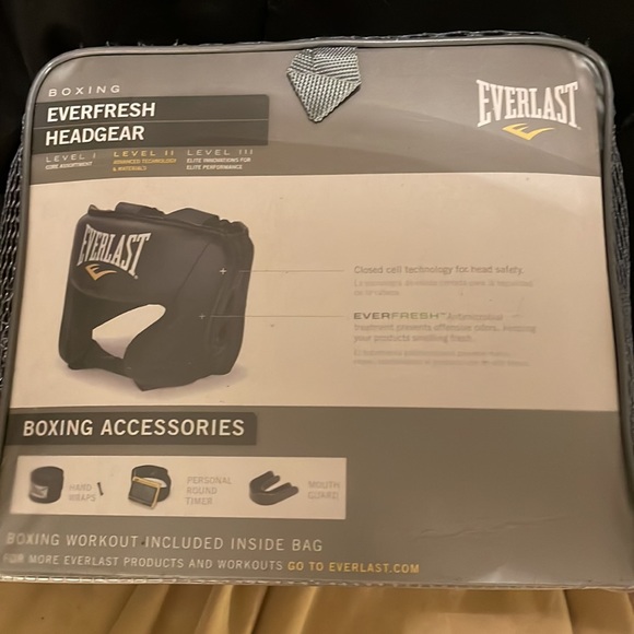 Everlast Lvl II (2) Everfresh Boxing Sparring Headgear (EACH 1 SOLD SEPARATELY) - Picture 3 of 8